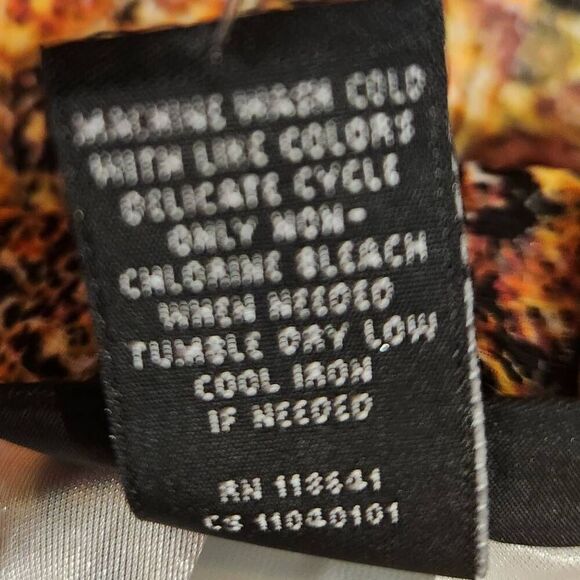 Lane Bryant Gold Yellow Black Snakeskin Print Maxi Skirt 14/16 NWT (4751) - Picture 6 of 8